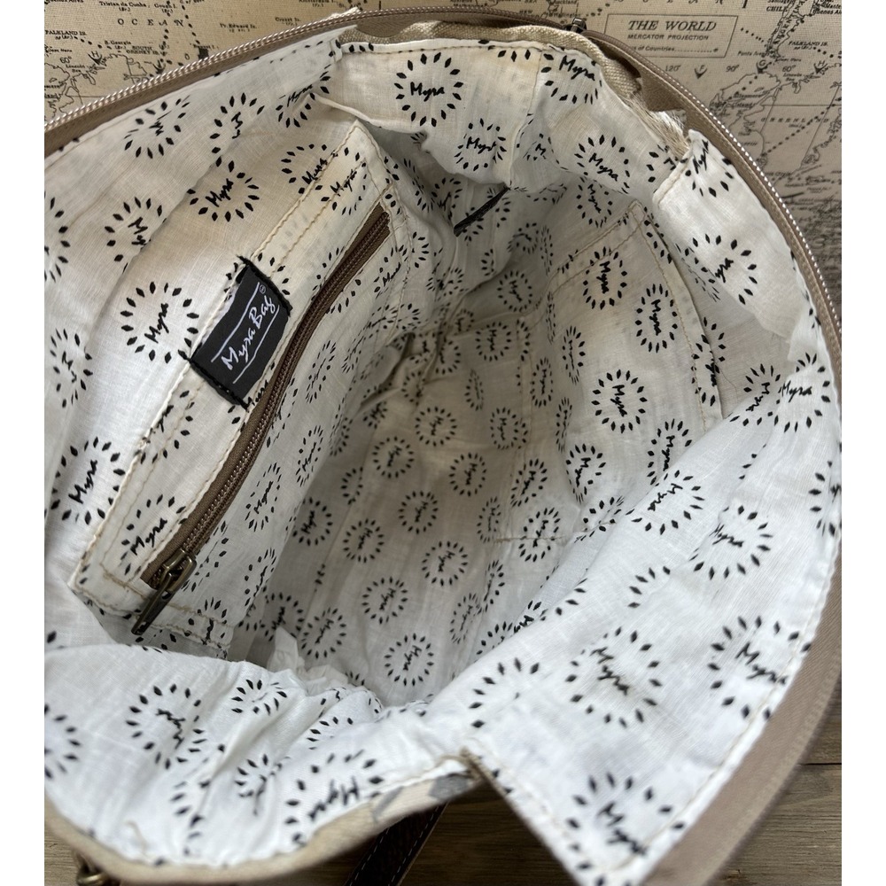 Myra Bag Cowhide Leather Purse BOHO - Picture 8 of 10